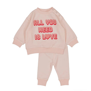 Louis Louise Pink Jimmy Sweater & Tim Legging Set
