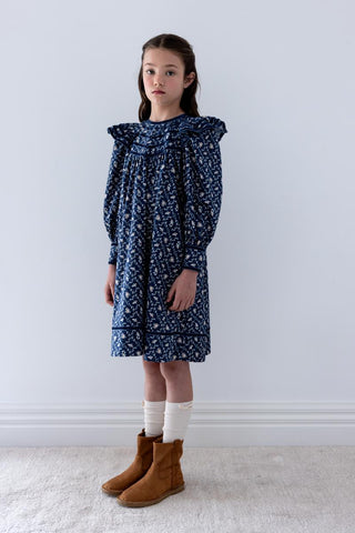 Steph Trellis Print Cord Dress