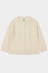 Fub Pointelle Cardigan