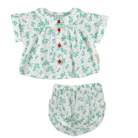 Piupiuchick Green Floral Set