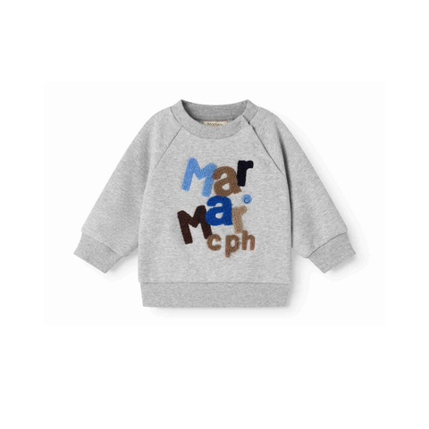 Marmar Muddy Logo Theos Logo Long Sleeve Sweatshirt