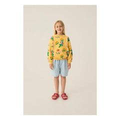 The Campamento Yellow Allover Flowers Sweatshirt