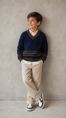 Marmar Deepest Sea Tenoa V-Neck Sweater