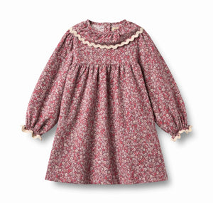 Wheat Grape Flowers Elvira Dress