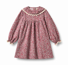 Wheat Grape Flowers Elvira Dress