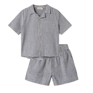 Marmar Marine Check Tage & Pinon Set