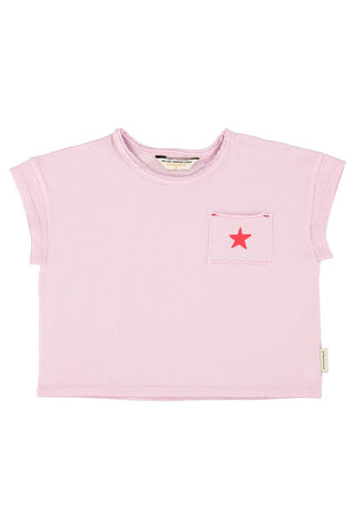 Piupiuchick Lilac "A" Print T-shirt