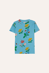 The Campamento Blue Flowers T-Shirt