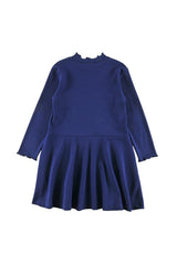 Loud Apparel Cloud Navy Swirl Dress