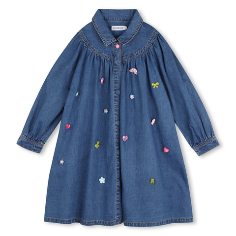 Billieblush Stone Icon Denim Dress