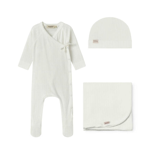 Marmar Pointelle Gentle White 3PC Take Me Home Set