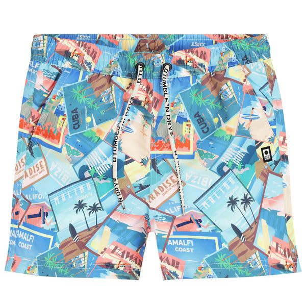 Tumble & Dry Strong Blue Macapa Swim Shorts
