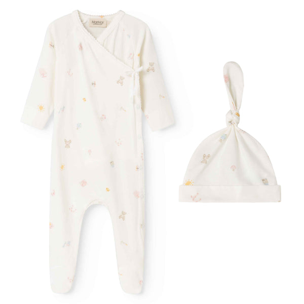 MarMar Everyday Rubetta Footie & Hat Set