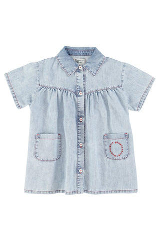 Piupiuchick Denim Shirt Dress