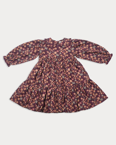 Early Sunday Plum Garden Flowers Marguerite Dress