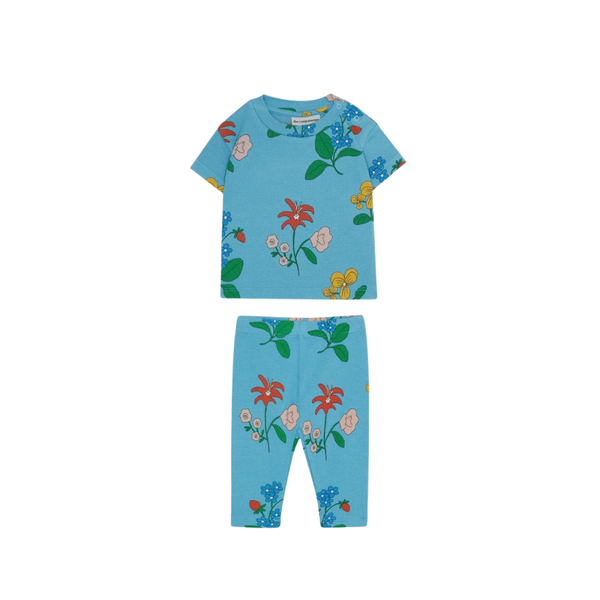 The Campamento Blue Small Flowers Set