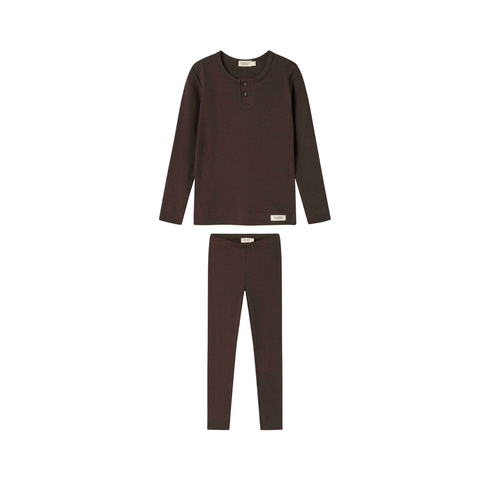 Marmar Dark Roast L/S T-Shirt Legging Set