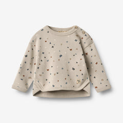 Wheat Grey Moon Letters Emery Sweatshirt