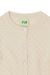 Fub Pointelle Cardigan