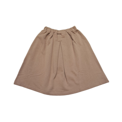 Be For All Beige Federa With Pleats SKirt