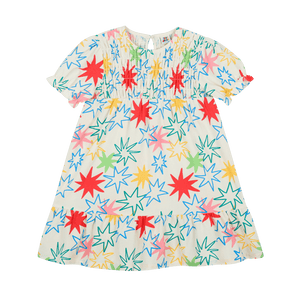 Jelly Mallow Ivory Star Puff Dress