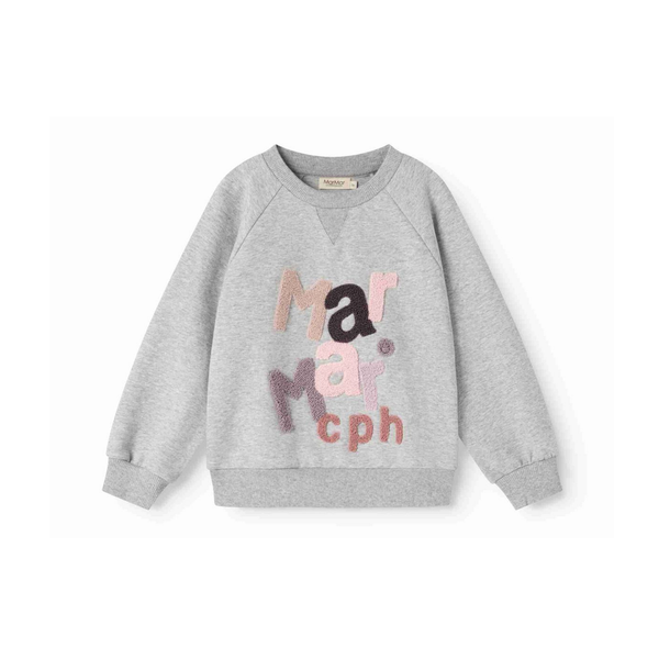 Marmar Cloud Grey Logo Theos Long Sleeve Sweatshirt