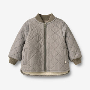 Wheat Brown Stripe Thermo Benni Baby Jacket