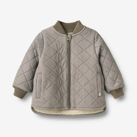 Wheat Brown Stripe Thermo Benni Baby Jacket