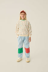 The Campamento Ecru Small Flowers All Over Sweatshirt