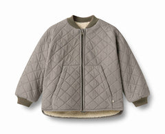 Wheat Brown Stripe Reversible Thermo Lake Jacket