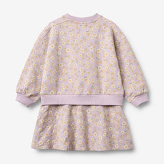 Wheat Lavender Daisies Maggie Sweat Dress