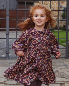 Early Sunday Plum Garden Flowers Marguerite Dress