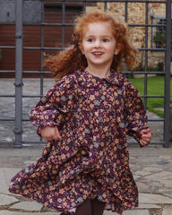 Early Sunday Plum Garden Flowers Marguerite Dress