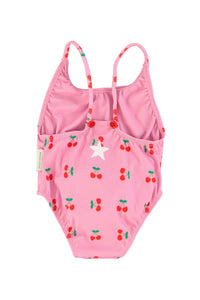 Piupiuchick Cherries printed bathing suit