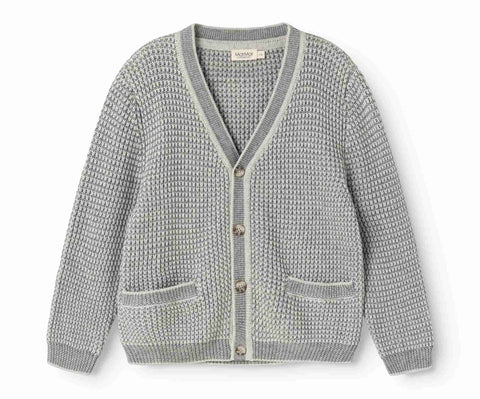 Marmar Grey Melange Stripe Tarono Cardigan