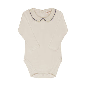 Looms Blue Cable Pointelle Bodysuit