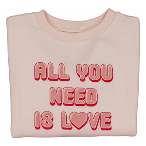 Louis Louise Velvet Pink Love Sweater