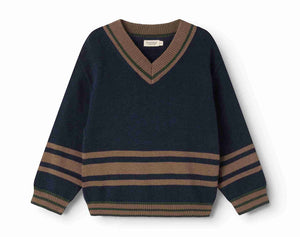 Marmar Deepest Sea Tenoa V-Neck Sweater
