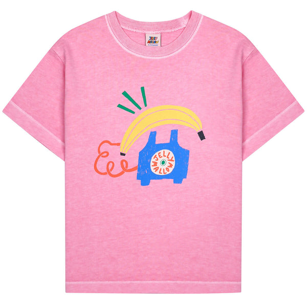 Jelly Mallow Pink Banana Telephone T-Shirt