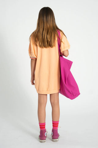 Piupiuchick Peach Sweatshirt Dress