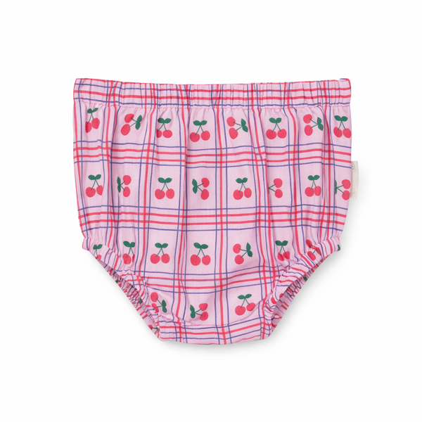 Piupiuchick Lilac Yellow W/ Cherries Allover Baby Bloomers