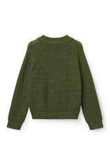 Copenhagen Colors Dark Green Classic Ribbed Knitter Sweater