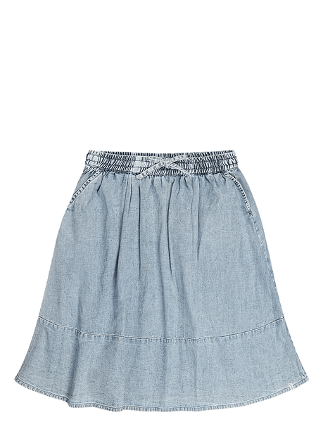 Tumble & Dry Denim Light Stonewash Piron Skirt