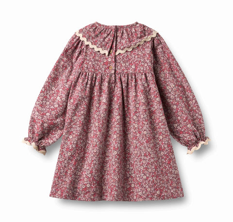Wheat Grape Flowers Elvira Dress