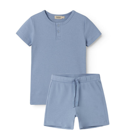 Marmar Blue Iris SS T-Shirt & Shorts Set