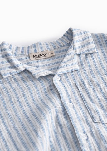 MarMar Surf Blue Stripe Tage Shirt