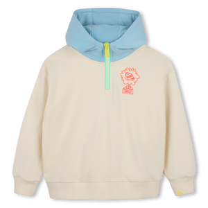 Billieblush Stone ¾ Zip Hooded Sweatshirt
