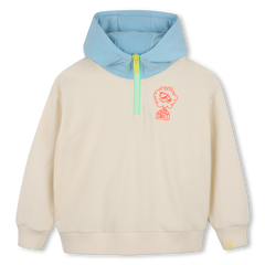 Billieblush Stone ¾ Zip Hooded Sweatshirt