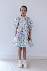 Steph the Label Garden Print Voile Dress