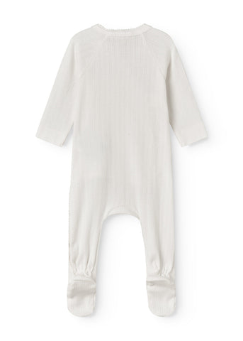 Marmar Pointelle Gentle White Footie